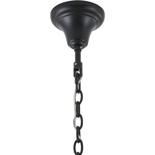 Canada LED 43 inch Matte Black Chandelier Ceiling Light